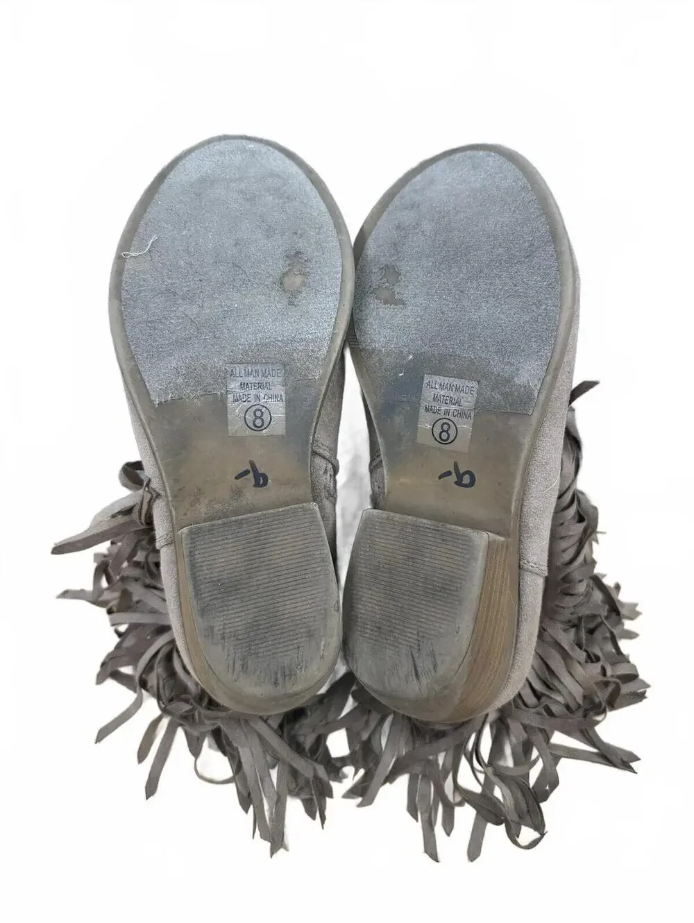 Fringe‎ Suede Ankle Boots Boho Chic Style